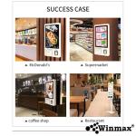 ตู้ขายสินค้าแบบบริการตัวเอง ตู้คีออสทัชสกรีน 23.8-32 นิ้ว Touchscreen Kiosk self service machine 23.8-32 inch Winmax รุ่น Win526
